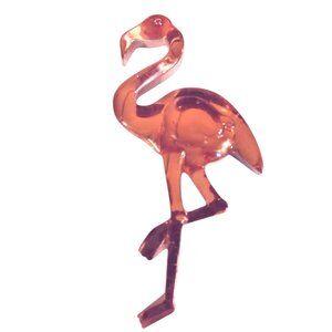 Flamingo Charm Poured Resin Jewelry Flat Back Finding Craft